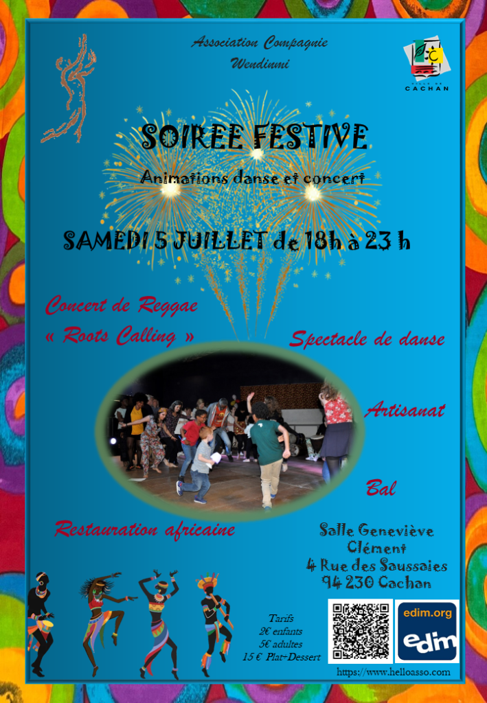 Flyer de la soirée